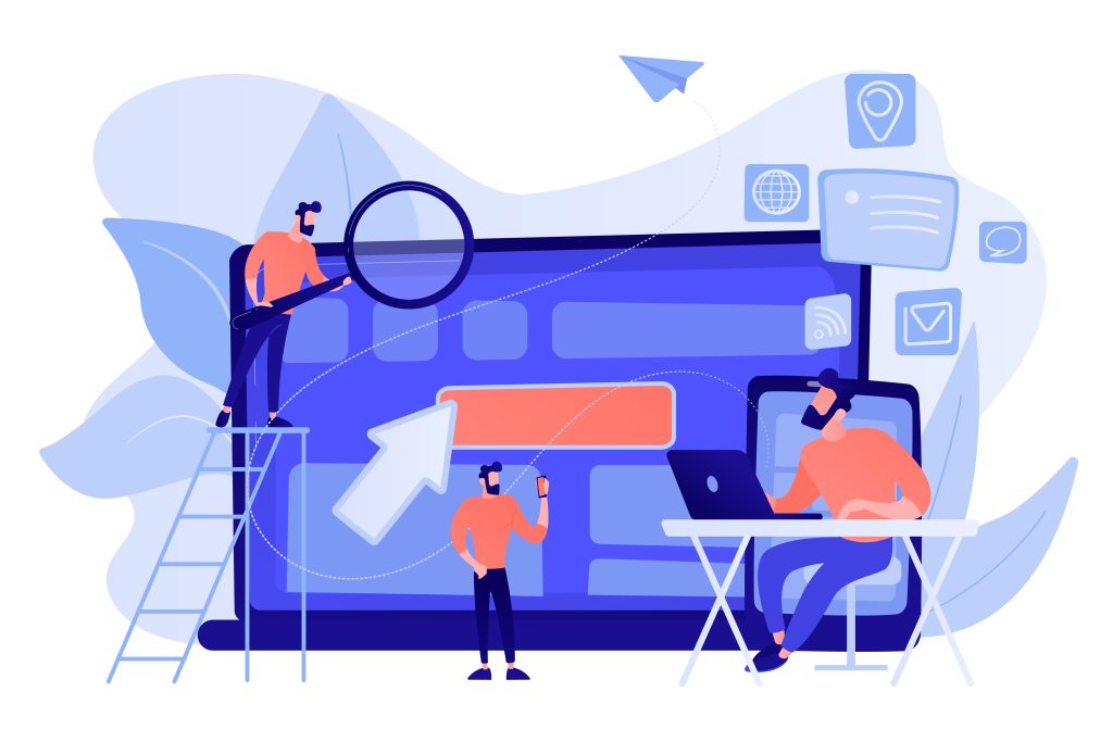 image représentant le processus de google : la découverte, l'exploration, l'indexation, puis le classement.