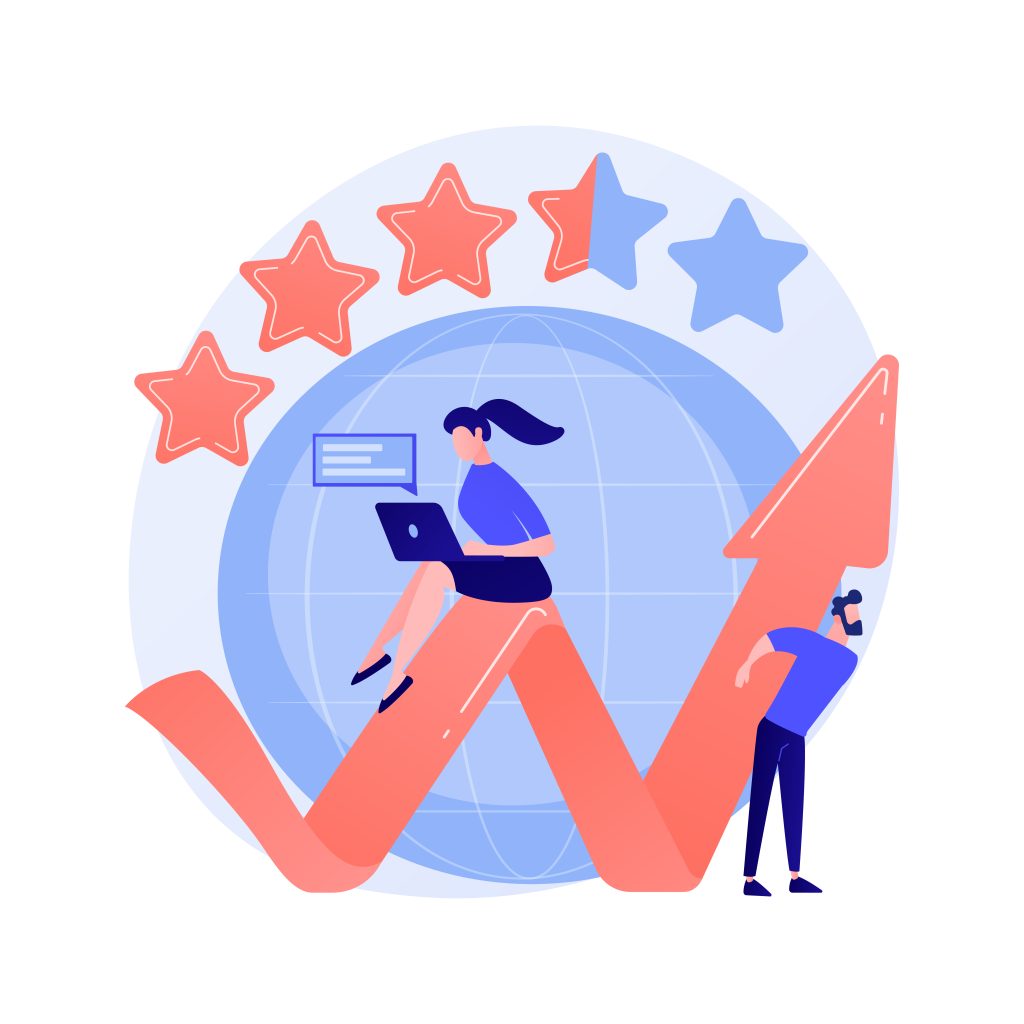 illustration représentant un personnage en train de comprendre les avantages de l'intelligence artificielle